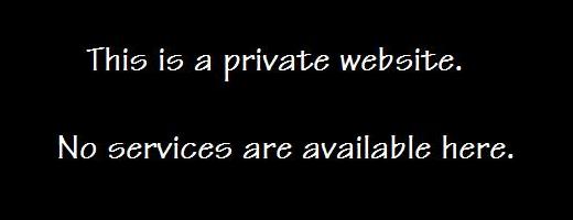 This is a private website, No services are available here